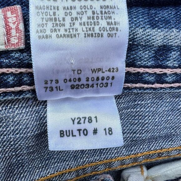 Levi’s Y2K Blue Denim Jean Maxi Skirt Size 9 - Picture 7 of 16